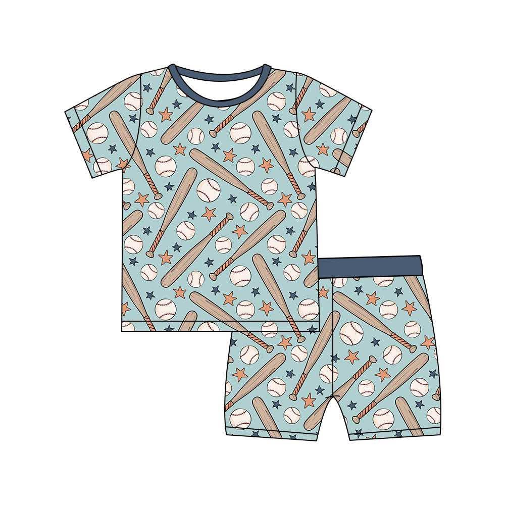 PRE-ORDER Baseball Short Set Bamboo